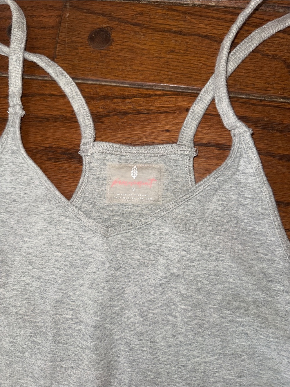Free People movement heathered grey hot shot sleeveless jumpsuit size small - Picture 2 of 5